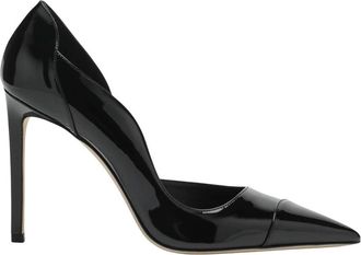 Jimmy Choo London Brigitte 100 Pumps - Dames - Pumps - Zwart - 38 1/2 EU - Leer - Schoenen