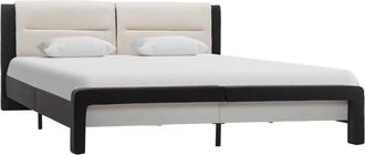 vidaXL Estructura De Cama Negro 218 X 132 X 86.5 Cm Cuero Sint&eacute;tico Vidaxl