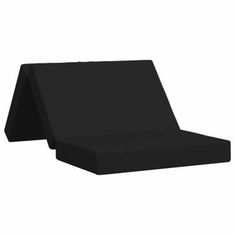 vidaXL Sof&aacute; Cama Plegable 100 X 67 X 45 Cm Negro Vidaxl
