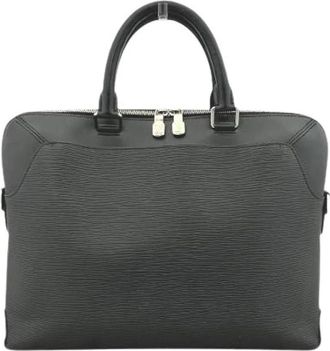 Louis Vuitton Pre-owned Handbags, male, Black, Size: ONE SIZE Pre-owned Oliver Epi Briefcase