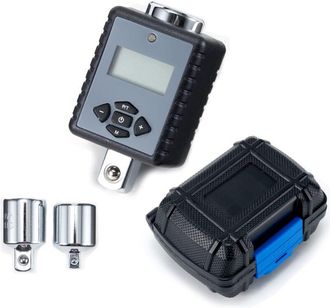 OEM Adaptador De Torsi&oacute;n Digital De Alta Resistencia De 1/2 (1,5 A 147,6 Ft-lbs) Con Led Y Alerta Audible (unidad De 1/2 E Incluye Adaptadores Para 3/8 Y 