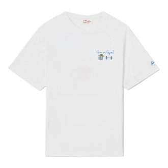 MC2 Saint Barth T-Shirts, male, White, Size: 2XL Portofino T-Shirt
