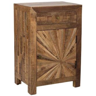 Wanderlust Deco Wanderlust Deco - Recibidor De Madera Natural 56x41x84