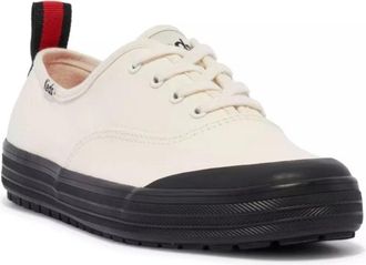 Keds Champion Sneaker Cream Splash Canvas Toe Cap Casual Shoes HAWK078