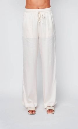 Stateside Womens Cloud Jersey Drawstring Pant In Cream