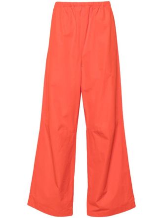 Gucci logo-patch trousers - Red