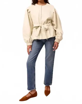 Marie Oliver Coco Vegan Leather Jacket In Polar