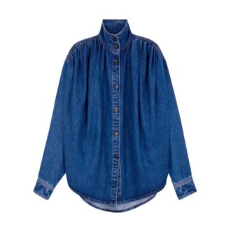 Iro Denim Shirts, female, Blue, Size: M Julie Flowing Denim Shirt