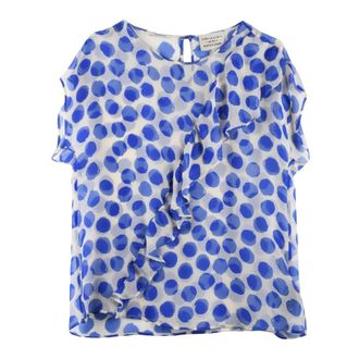 Alessia Santi Blusa in voile - Dames - Blouses & Shirts - Veelkleurig - Maat: XS Voile