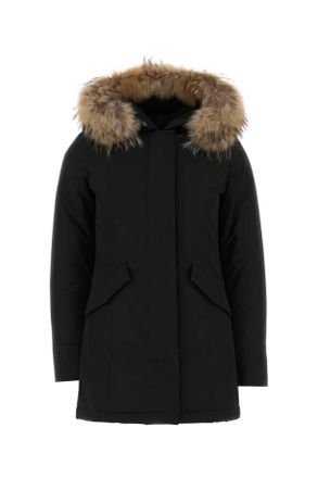 Woolrich Arctic Raccoon Parka - Black