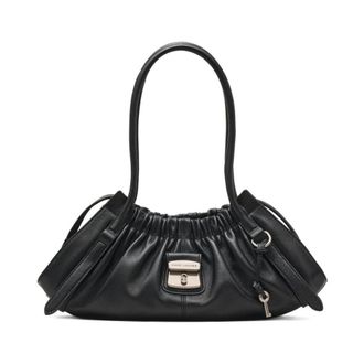 Marc Jacobs Cristina Satchel - Dames - Schoudertassen - Zwart - ONE Size - Leer - Tassen