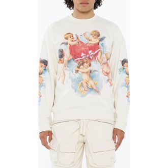 Cult of Individuality Artwork Logo Graphic Sweatshirt in Winter White at Nordstrom Rack, Size Medium