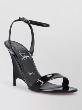 Christian Louboutin zeezeenella patent leather open toe pumps