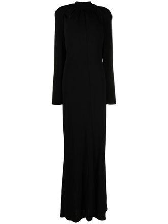 Alberta Ferretti cut-out maxi dress - women - Viscose - 40 - Black
