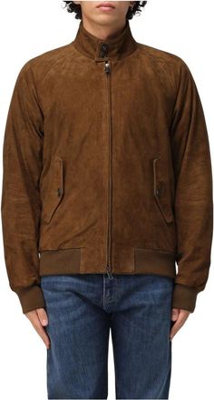 Baracuta G9 Harrington Jacket - Heren - Leren en Su&egrave;de Jassen - Bruin - M - Katoen - Jassen