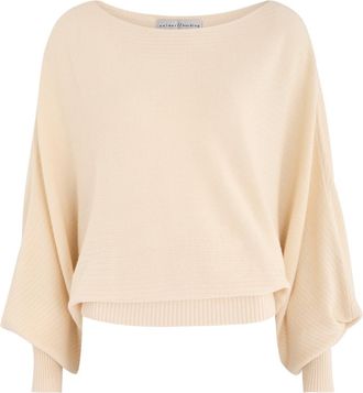 Palmer//harding Palmer//harding Hazy Ribbed-knit Jumper - Cream - S (UK8-10 / S)