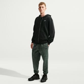 Nike Mens Club Fleece Cuffed Pants in Green | IX5454-303
