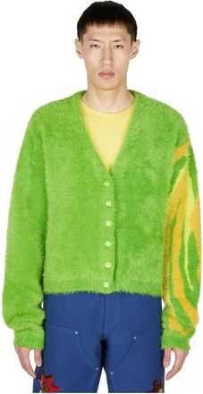 Sky High Farm Truien - Heren - Vesten - Groen - XL - Polyester - Truien & Vesten