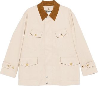 Mackintosh Jedburgh Corduroy-collar Flap-pockets Jacket