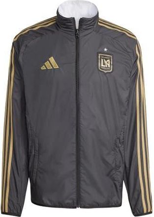 adidas Mens adidas Black/White LAFC 2025 Anthem Reversible Full-Zip Jacket at Nordstrom, Size Xxx-Large