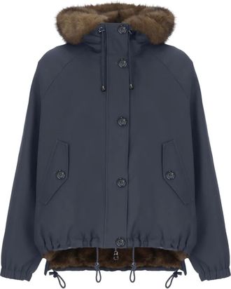 VALENTINI 1972 Giacca con cappuccio - Blu