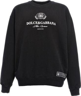 Dolce & Gabbana Flocked Logo Sweatshirt