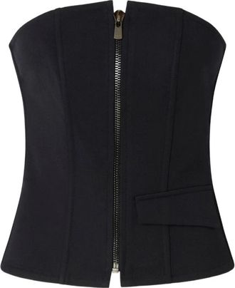 Pinko Mouwloze Top - Dames - Tops zonder mouwen - Blauw - M - Tops