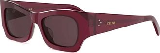 Celine Celine - 3 Dots Zonnebril - unisex - Accessoires - Rood - Maat: 52 MM