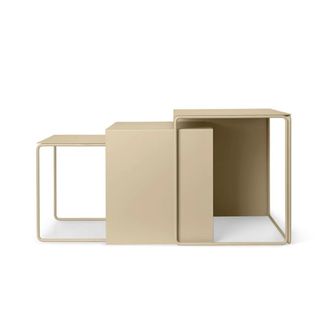 Ferm Living Cluster Tables (3er-Set), cashmere