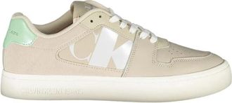 Calvin Klein Polyester Sneaker - Dames - Sneakers - Beige - 37 EU - Polyester - Schoenen