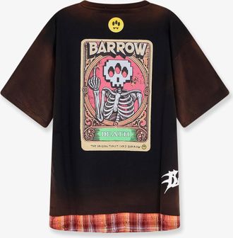 Barrow Mens Cotton T-Shirt Black T-Shirts And Polos