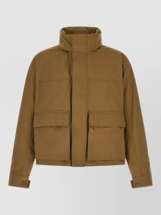 Christophe Lemaire parka short length high collar pockets