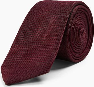 HUGO BOSS Mens H Tie 6 cm - Red - Size: ONE size