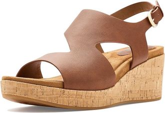 S&ouml;fft Kryss Womens Wedge Shoes Luggage : 7.5 B - Medium, Synthetic