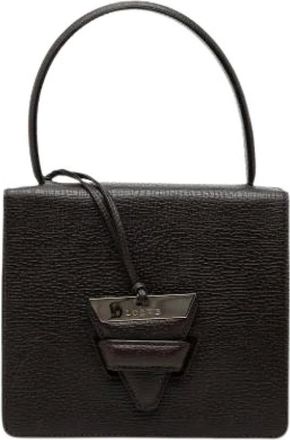 Loewe Pre-owned Handbags, female, Brown, Size: ONE SIZE Pre-owned Satchel