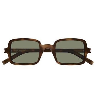 Saint Laurent Sunglasses Sl 332 002 Brown/Green Unisex