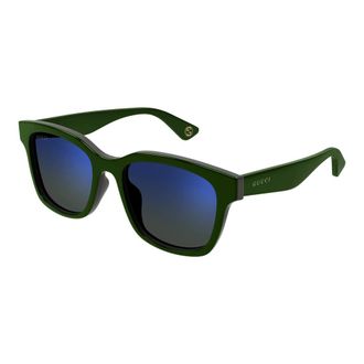 Gucci Vierkante zonnebril - Heren - Zonnebrillen - Groen - 55 MM - Accessoires