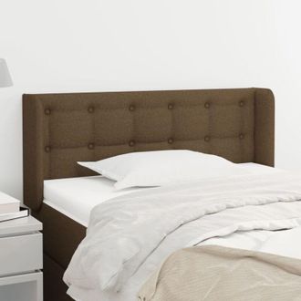 vidaXL Cabecero De Tela Gris Oscuro 93x16x78/88 Cm Vidaxl
