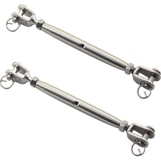 OEM Juego De 2 Tensores De Tornillo M10 En Acero Inoxidable 304 Con Cuerpo Cerrado