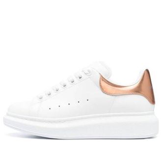 Alexander McQueen (WMNS) Alexander McQueen Oversized Sneakers White Rose Gold 718232WIE829053