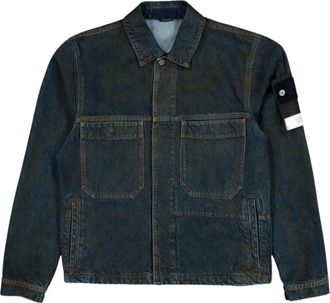 Stone Island Denim Jacket - Heren - Jassen - Blauw - Maat: XL Denim