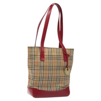 Burberry Pre-owned Tela bolsos-de-hombro - Pre-owned - Mujer - Beige - ONE SIZE
