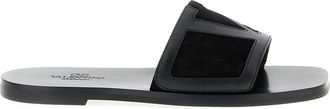 Valentino Garavani Viva Superstar Slides - Heren - Sandalen - Zwart - 41 EU - Leer - Schoenen