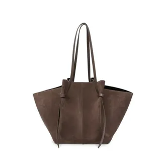 Yuzefi XL Mochi Suede Shoulder Bag