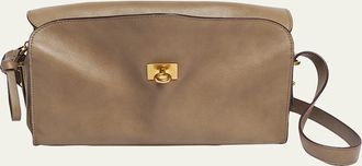 Balenciaga Le 7 Medium Leather Shoulder Bag