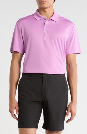 PGA TOUR Short Sleeve Solid Golf Polo in Pale Pansy at Nordstrom Rack, Size Xx-Large