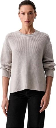 Marc O'Polo Maglione Girocollo Largo - - Knitwear - Donna - Beige - XS