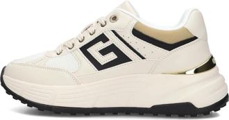 Guess Fonzi Dames Sneakers Stijlvol Comfort - Dames - Sneakers - Beige - 38 EU - Schoenen