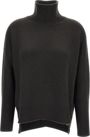 Lisa Yang Heidi Trui - Dames - Cashmere truien - Groen - S - Kasjmier - Truien & Vesten