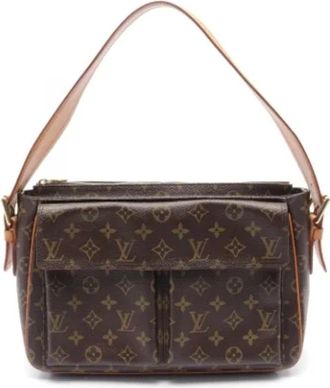 Louis Vuitton Pre-owned Shoulder Bags, female, Brown, Size: ONE SIZE Pre-owned Canvas shoulder-bags